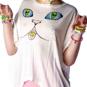 NWT acid cat tee